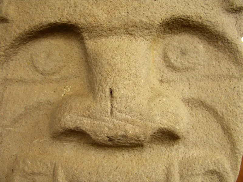 Nariz en el arte del Macizo Colombiano.