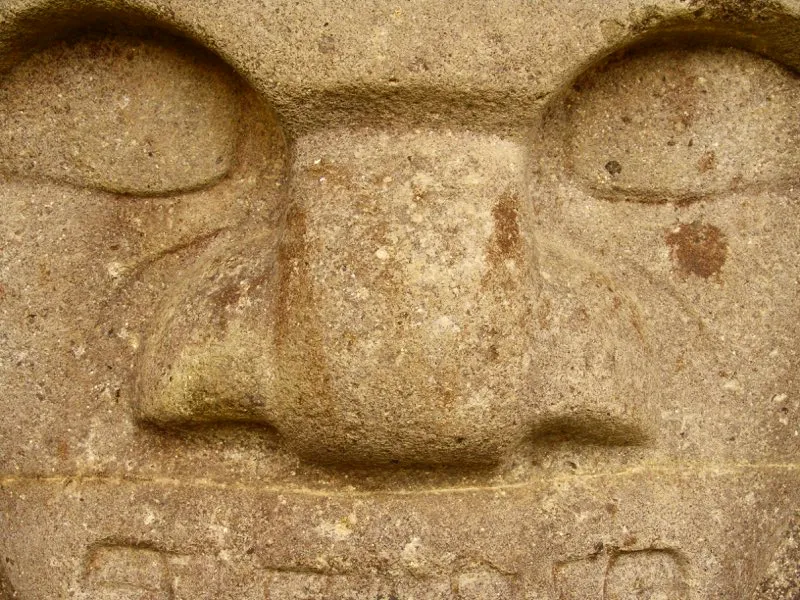 Nariz en el arte del Macizo Colombiano.