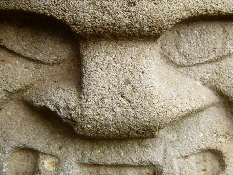 Nariz en el arte del Macizo Colombiano.