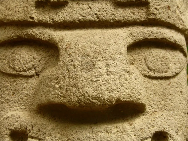 Nariz en el arte del Macizo Colombiano.