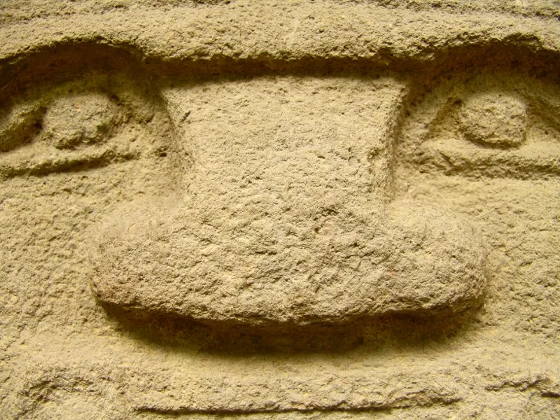 Nariz en el arte del Macizo Colombiano.