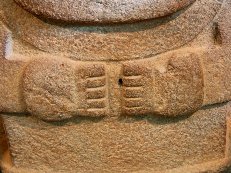 Manos en al arte del Macizo Colombiano.