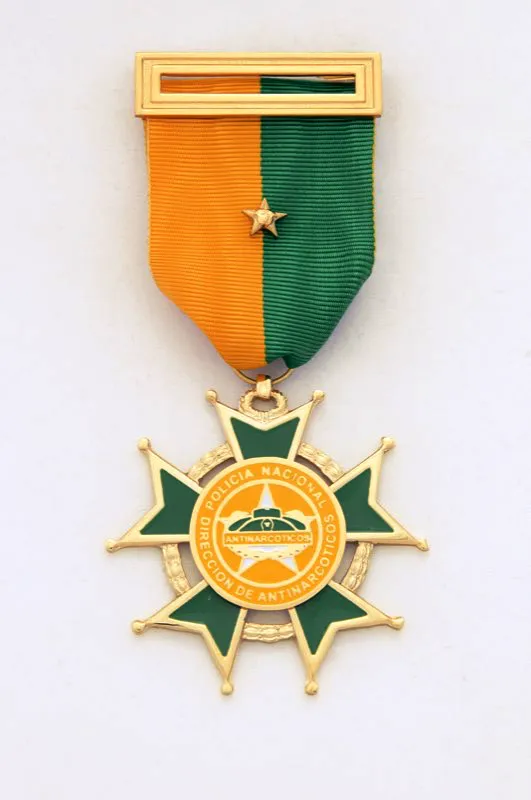 Medalla de la Dirección de Antinarcóticos Mayor Wilson Quintero Martínez.