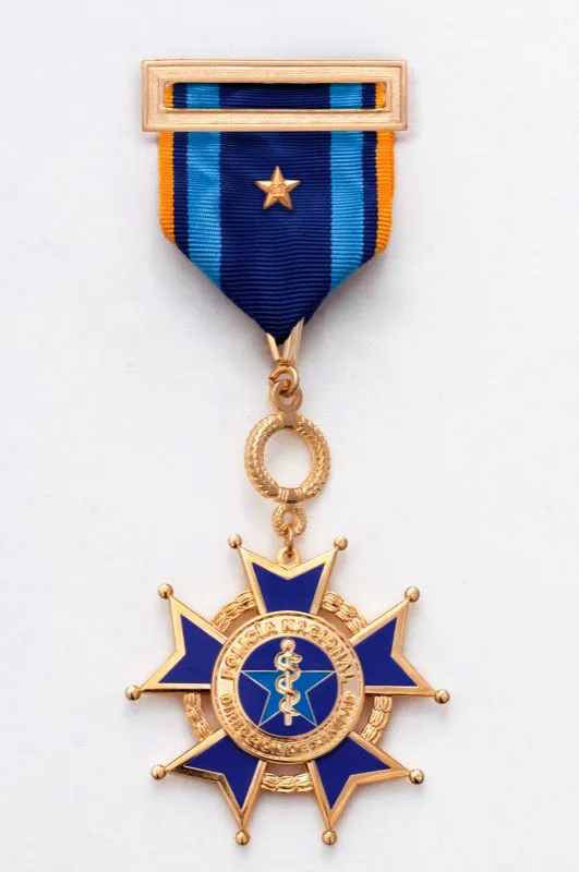 Medalla de la Dirección de Sanidad Mayor General Henry García Bohorquez.