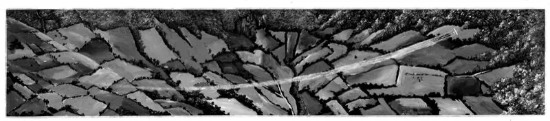I’ll be watching you | Acrílico sobre papel | 53,5 cm x 260 cm | 2006