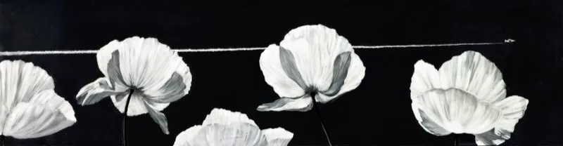 Cinquanta mila lacrime | Acrílico sobre papel | 60 cm x 230 cm | 2008