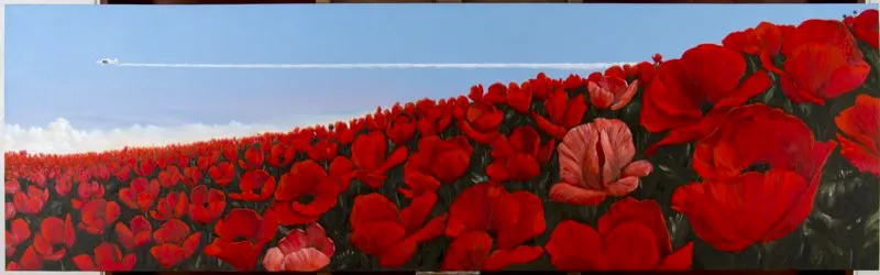 Tú sí, yo no | Óleo sobre tela | 60 cm x 200 cm | 2006