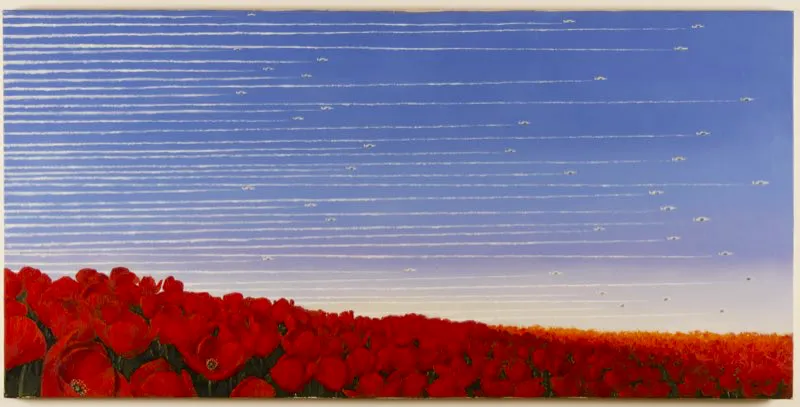 Sky is crying | Óleo sobre tela | 57 cm x 115 cm | 2008