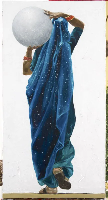 Sin título | Óleo sobre tela | 111 cm x 57,5 cm | 2010