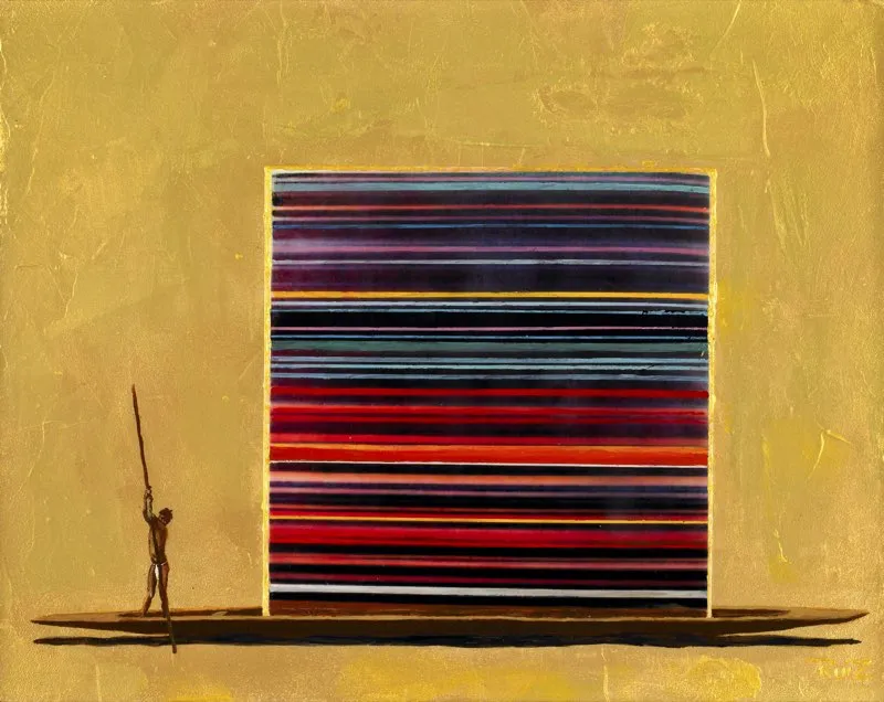 Carlos Rojas | Acrlico sobre madera | 20 cm x 30 cm | 2009 