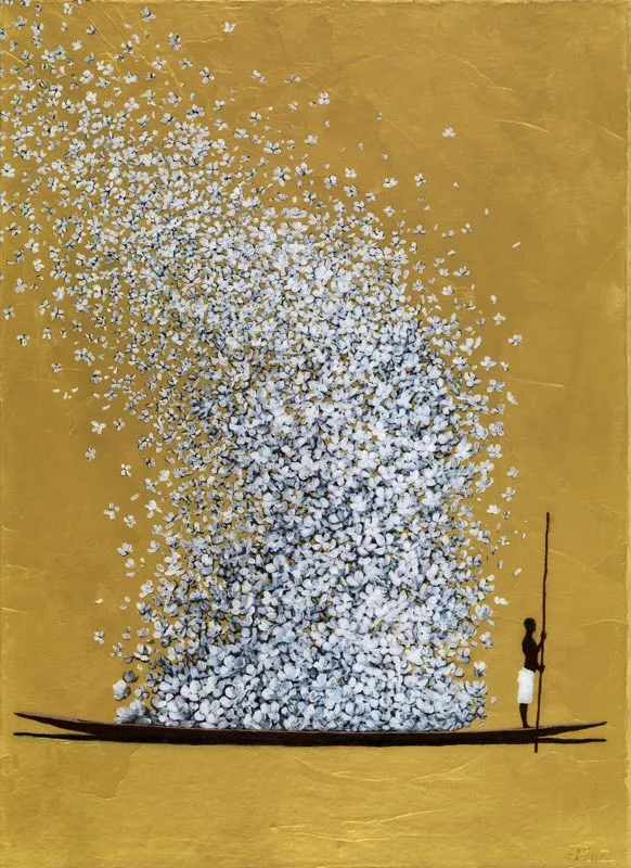 Alegra | Acrlico sobre papel | 40 cm x 29 cm | 2011 
