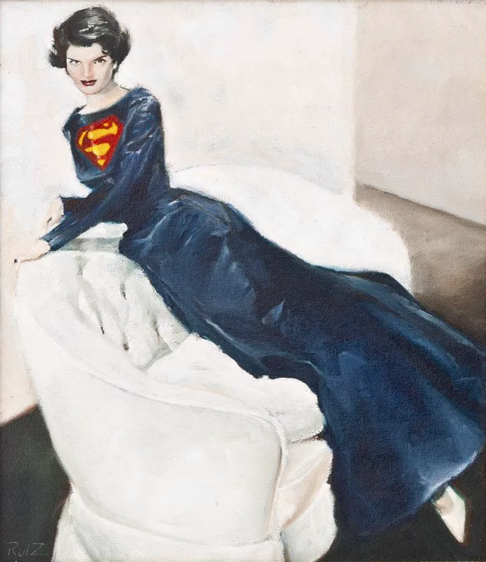 Supergirl | Óleo sobre lienzo | 35 cm x 30 cm | 2002