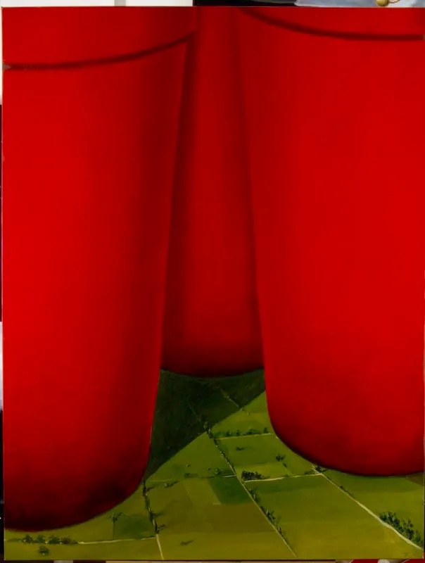 Plantas nucleares | Óleo sobre tela | 170 cm x 130 cm | 2000