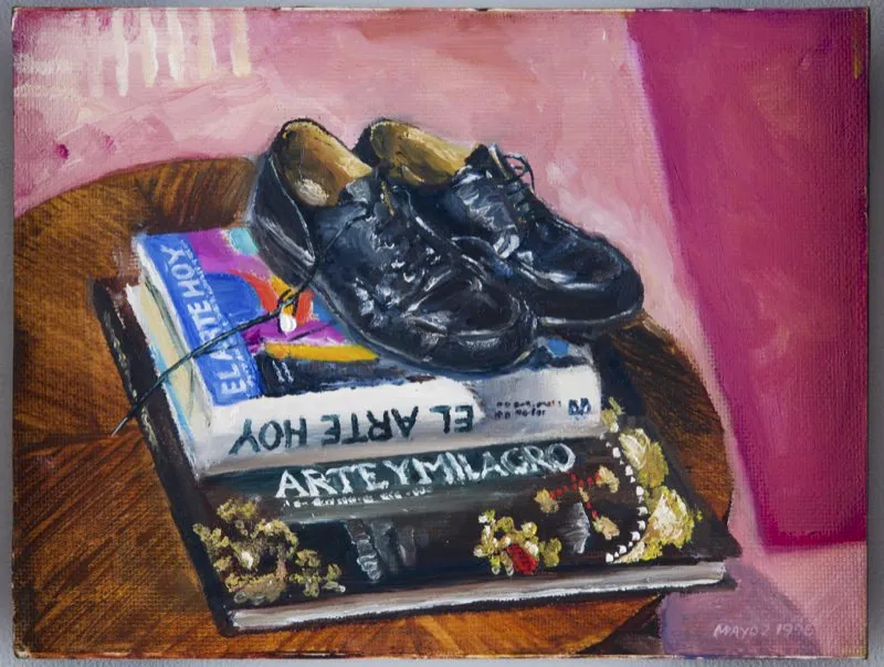 El arte hoy | Óleo sobre tela | 15 cm x 20 cm | 1996