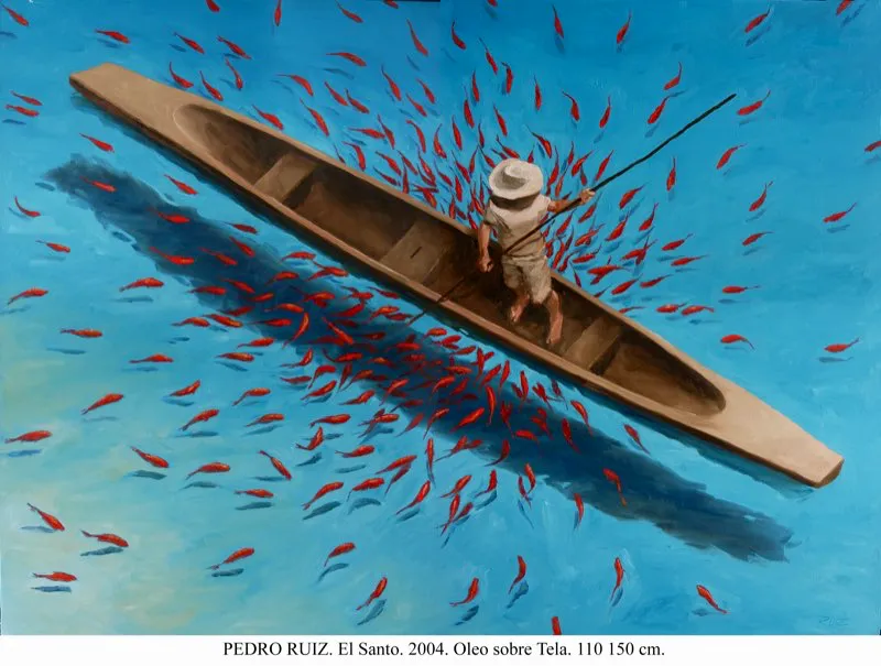 El santo | Óleo sobre tela | 110 cm x 150 cm | 2004