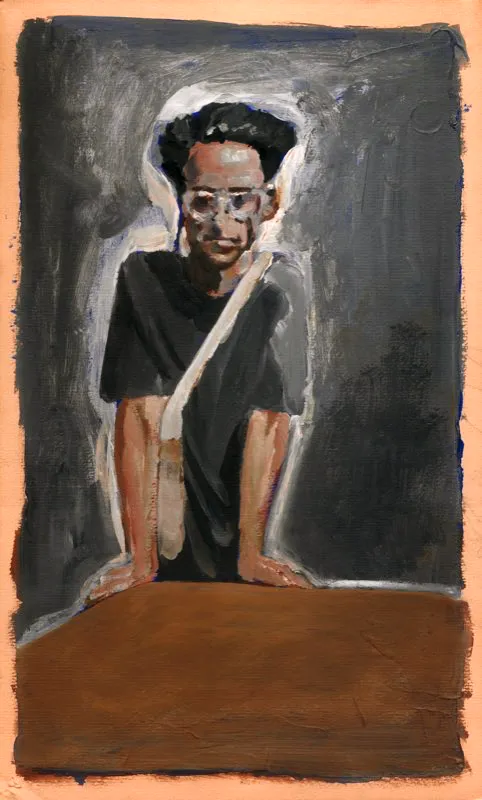Antonio | Acrlico sobre papel | 30 cm x 20 cm | 1999 