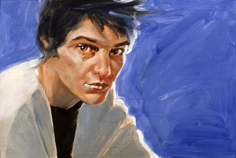 Marea | leo sobre madera | 20 cm x 30 cm | 2002 