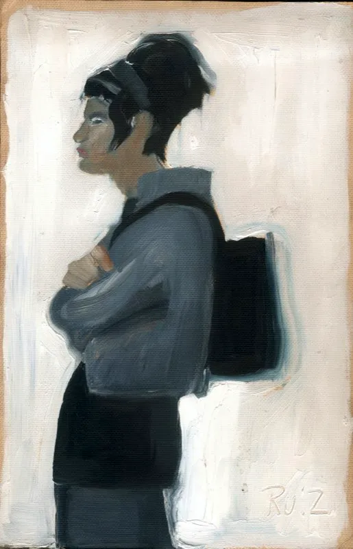 Delcy | leo sobre tela | 30 cm x 20 cm | 1999 