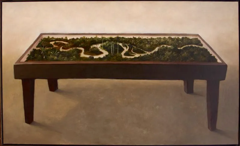 Tábula rasa | Óleo sobre tela | 100 cm x 170 cm | 2000