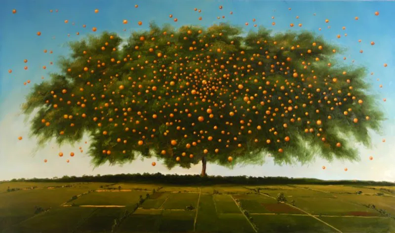 Small Bang | Óleo sobre tela | 61 cm x 100 cm | 2003