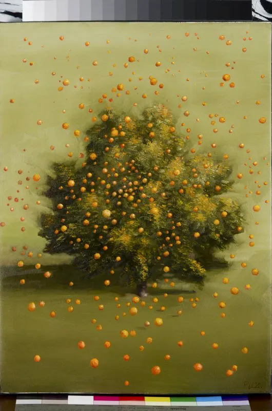 Solar system | Óleo sobre tela | 54 cm x 43 cm | 2002