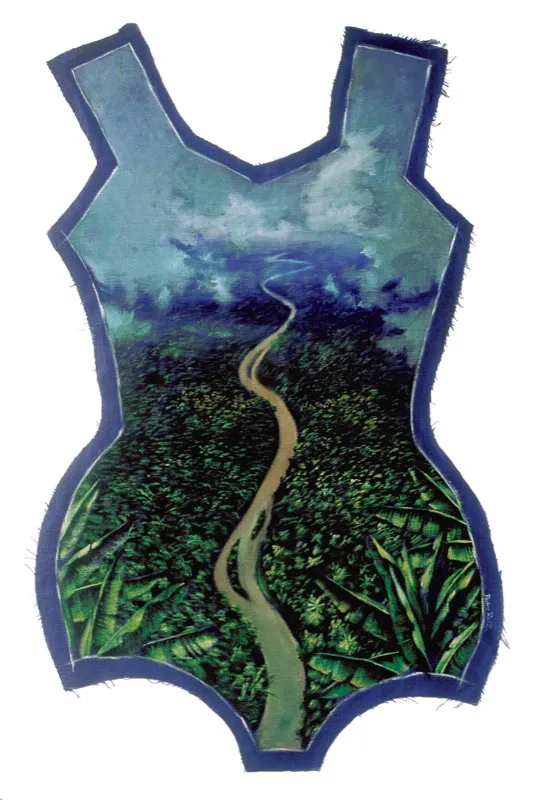 Traje de Amazonas | Óleo sobre tela | 84 cm x 50 cm | 1999