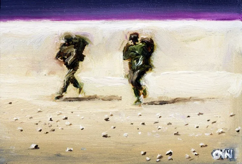 Serie Hi 8 | Óleo sobre madera | 20 cm x 30 cm | 2001