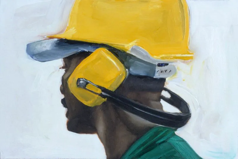 Serie Hi 8 Bogot | leo sobre madera | 20 cm x 30 cm | 2001 