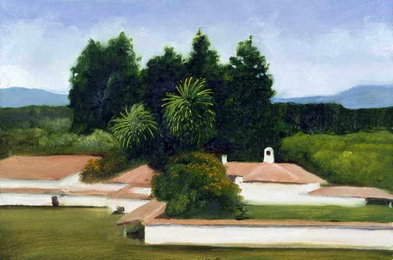 Serie Hi 8 Bogot | leo sobre madera | 20 cm x 30 cm | 2001 