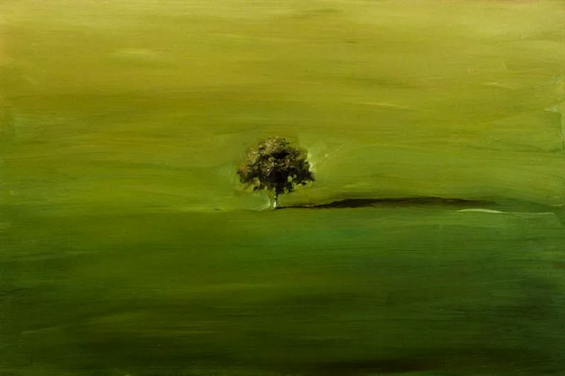 Serie Hi 8 Bogot | leo sobre madera | 20 cm x 30 cm | 2001 