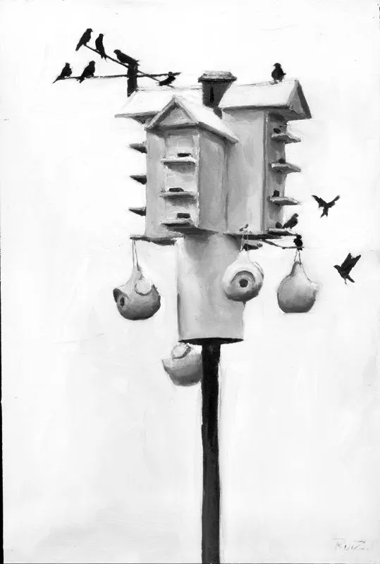 Serie Hi 8 Miami | leo sobre madera | 30 cm x 20 cm | 2002 