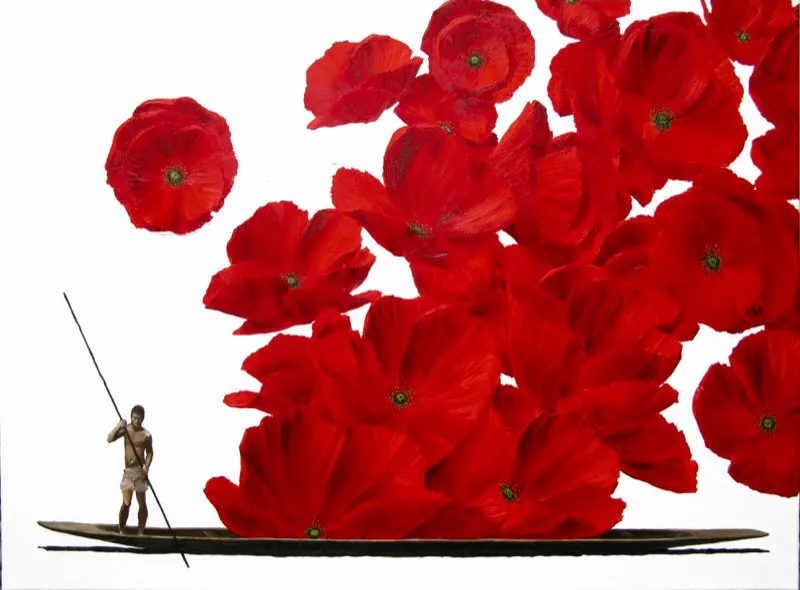 Desplazamiento n.° 117 | Óleo sobre tela | 110 cm x 150 cm | 2009