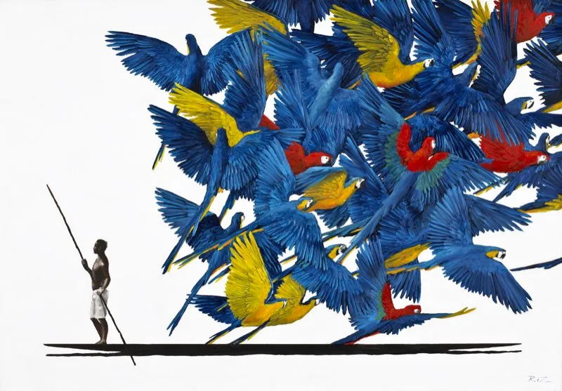 Desplazamiento n.° 122 | Óleo sobre lienzo | 100 cm x 150 cm | 2009