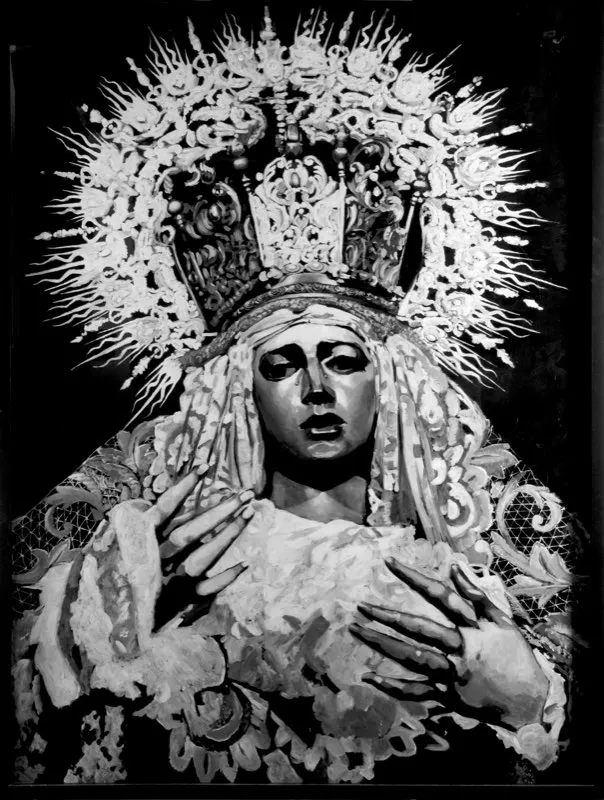 Macarena | Acrílico sobre papel | 200 cm x 150 cm | 2004