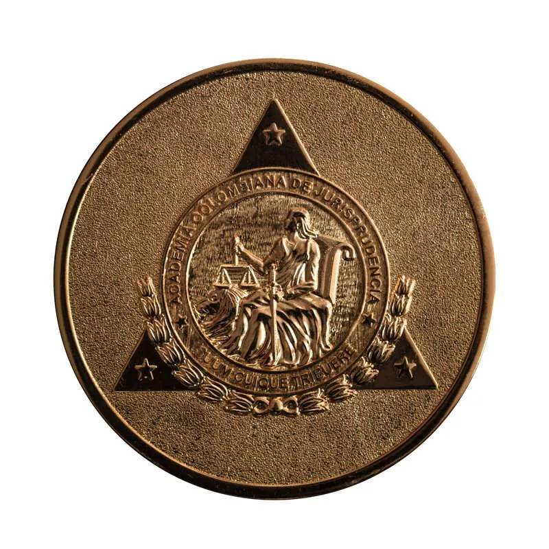 Medalla conmemorativa del 125 aniversario (anverso).
