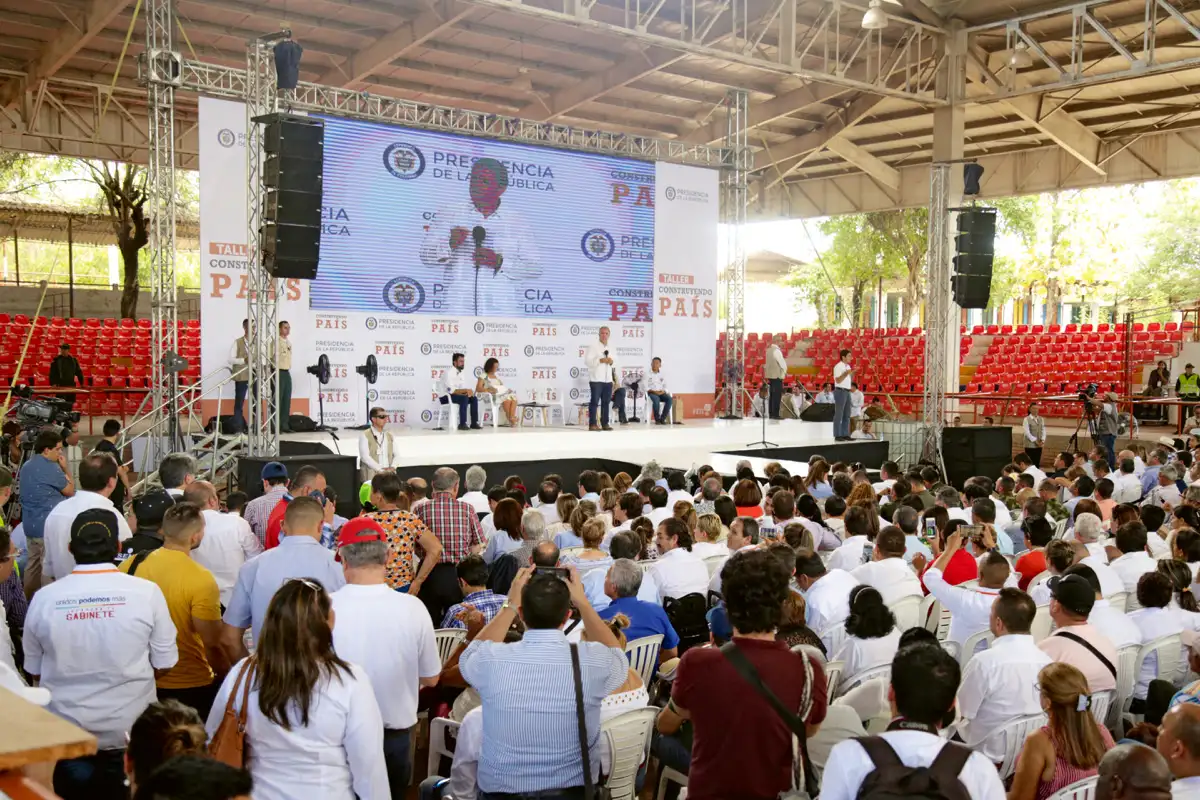 Taller Construyendo País, Coliseo de Ferias, Girardot, 11 de agosto de 2018.