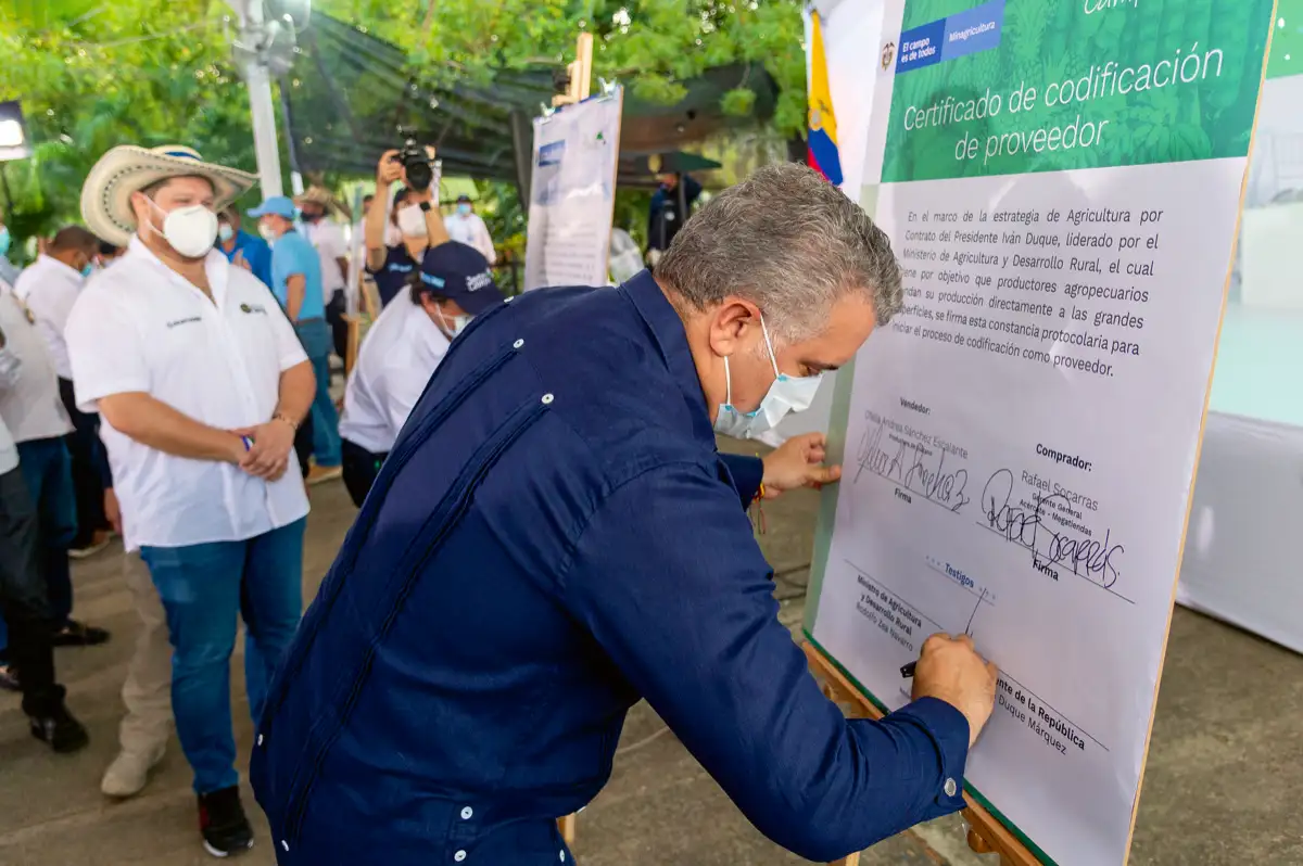 Jornada de formalización comercial Agrosavia. Turipaná, Montería, Córdoba, 6 de noviembre de 2020.