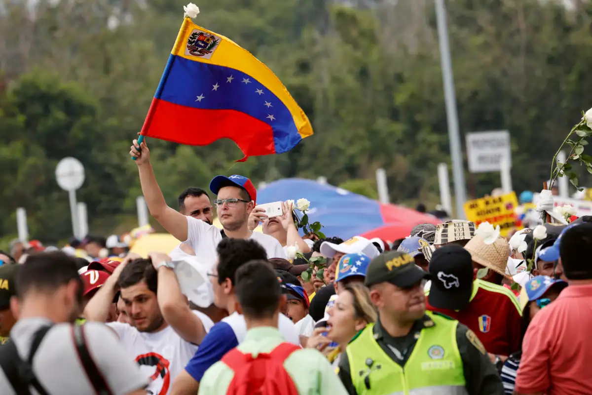 Intento frustrado de entrega de ayuda humanitaria a venezolanos. Cúcuta, Norte de Santander, 22 de febrero de 2019.