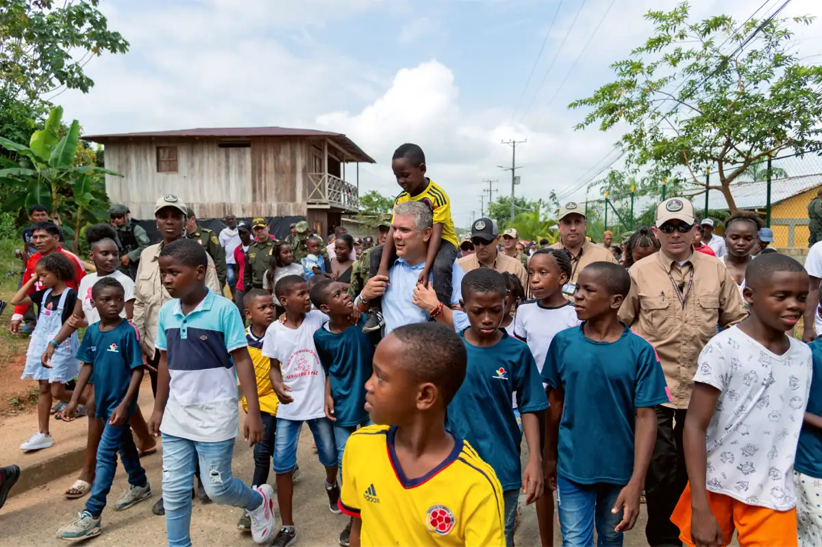 Caminata por Bojayá. Cabecera Municipal Bella Vista. Bojayá, Chocó, 11 de enero de 2020.