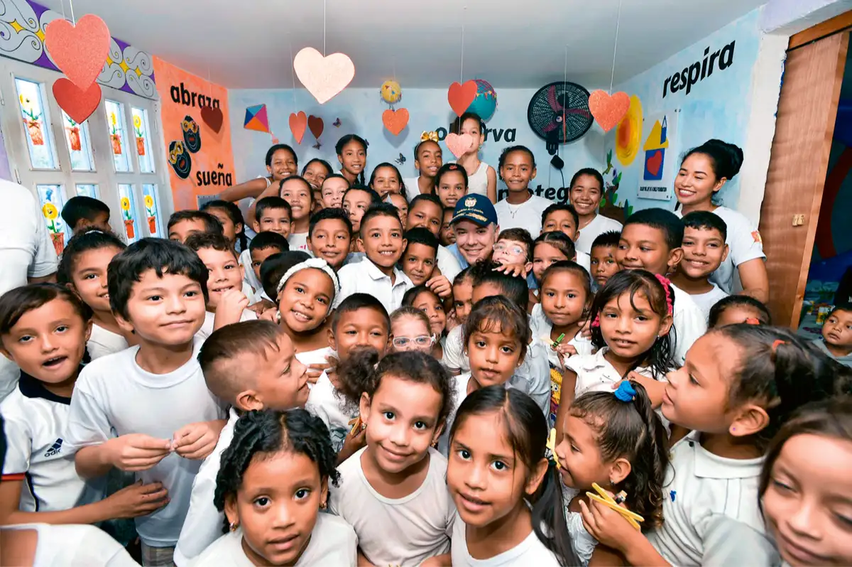 Visita a jardín infantil. Malambo, Atlántico, 20 de octubre de 2018.