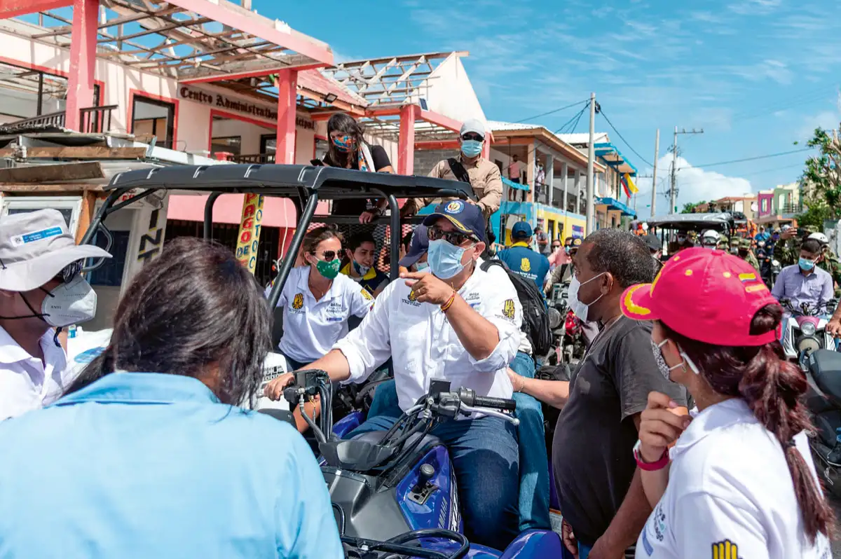 Visita a Providencia. Encuentro con la comunidad, 17 de enero de 2021.