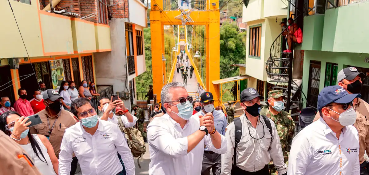Encuentro con la comunidad. Samaniego, Nariño, 22 de agosto de 2020.