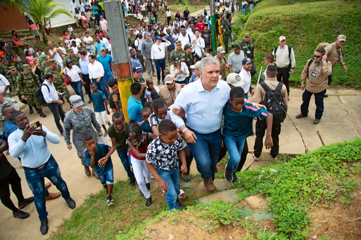 Caminata por Bojayá. Bella Vista. Bojayá, Chocó, 11 de enero de 2020.