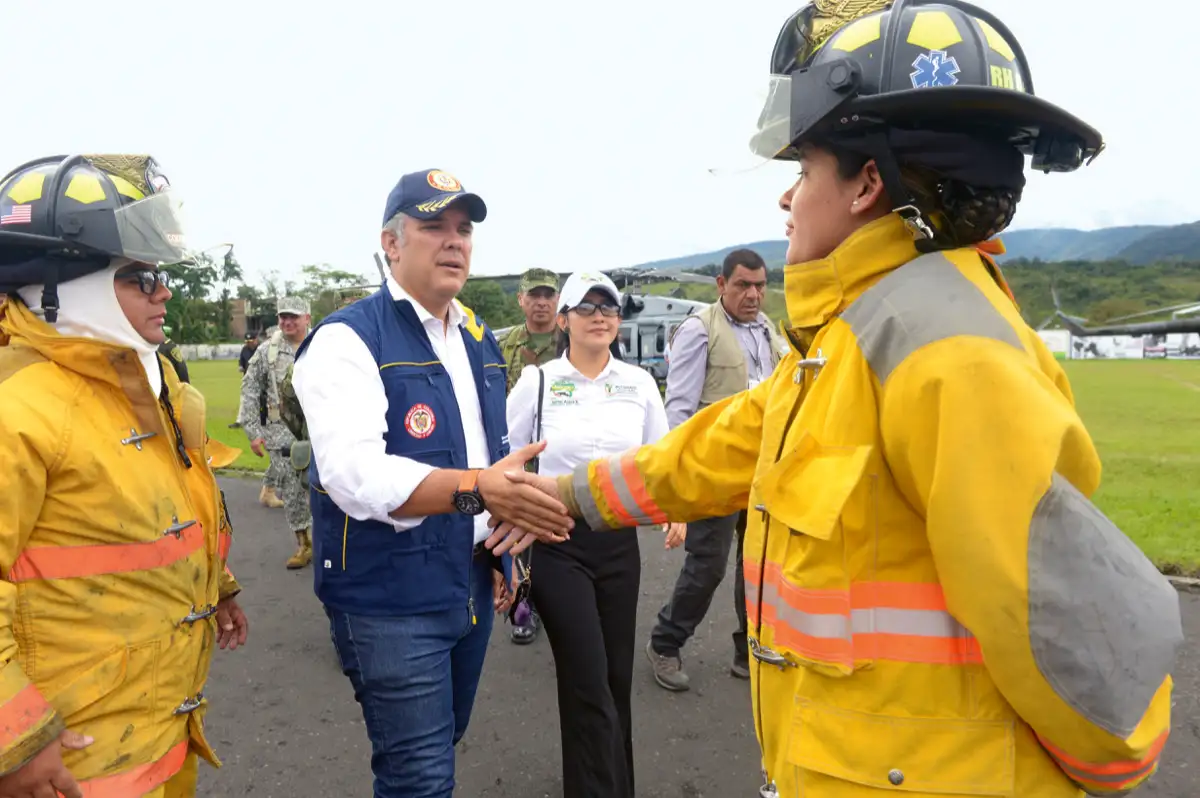 Reunión mitigación de riesgos por ola invernal. Brigada de Selva del Ejército Nacional. Mocoa, Putumayo, 20 de agosto de 2018.