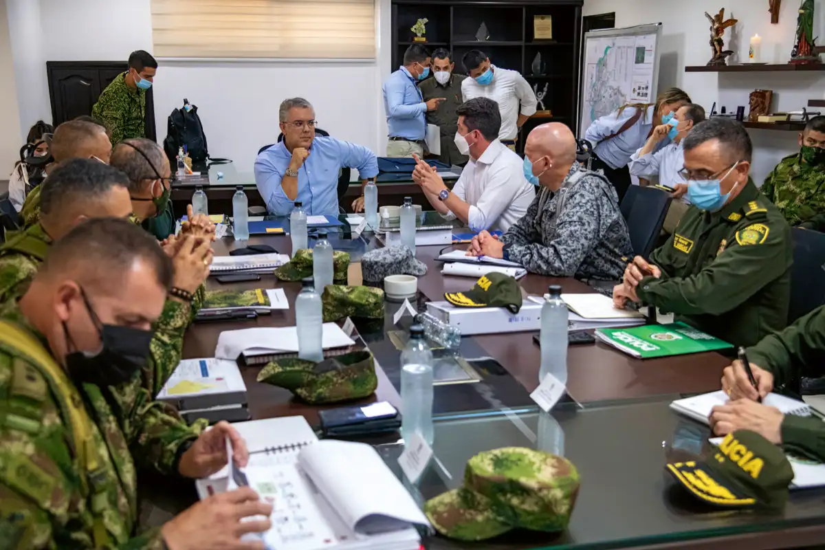 Consejo de Seguridad. Auditorio de la Policía Metropolitana. Neiva, Huila, 3 de junio de 2021.