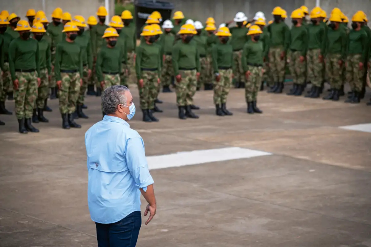 Saludo a las Tropas en la Isla de Providencia, 7 de enero de 2021.