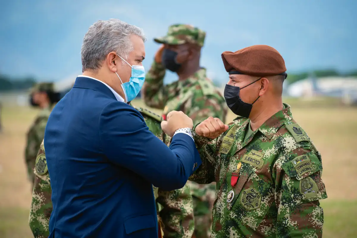 CCXI Aniversario del Ejército. Fuerte Militar de Tolemaida. Nilo, Cundinamarca, 7 de agosto de 2021.
