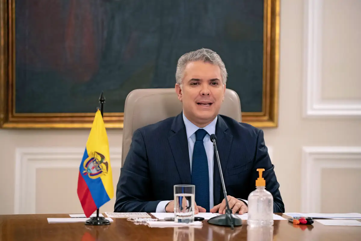 Programa de tv Prevención y Acción sobre covid-19. Casa de Nariño, Bogotá, 19 de mayo de 2020.