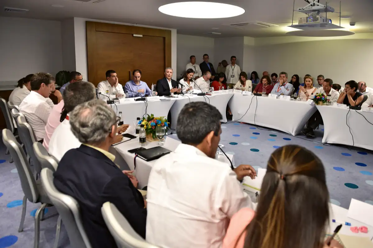 XXI Reunión del Consejo Presidencial Andino Palacio de San Carlos, Bogotá, 17 de julio de 2021.