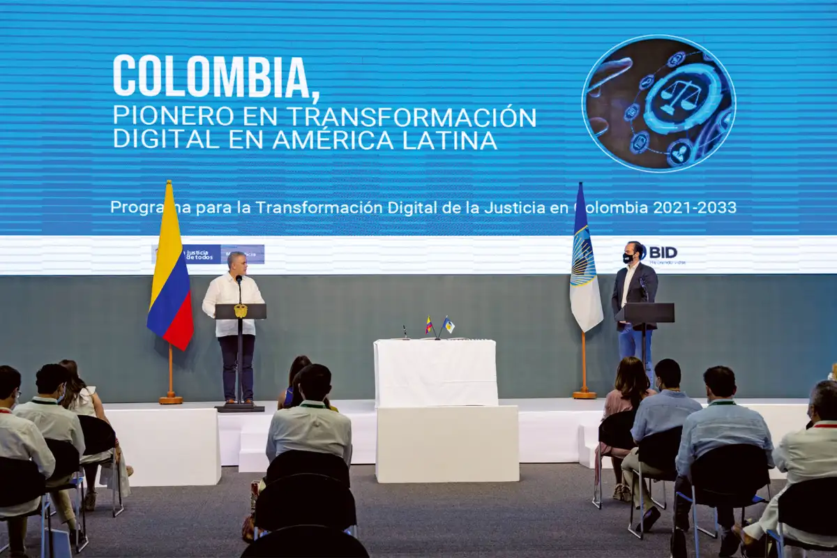 Lanzamiento del Crédito delBIDal Sector Justicia. Ministerio de Justicia, Barranquilla, Atlántico, 17 de marzo de 2021.